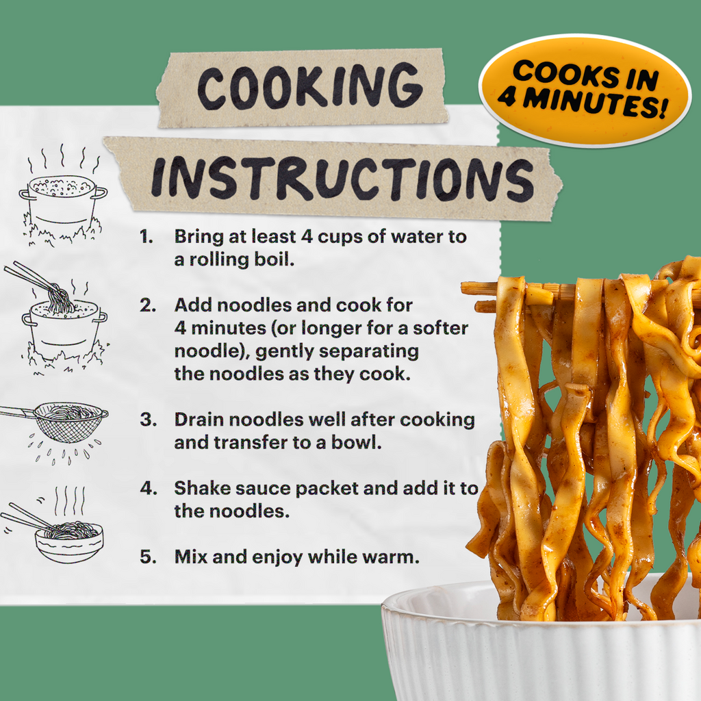 Tingly Chili Noodles | 12 Packs